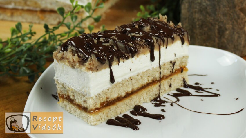 GESZTENYÉS MASCARPONE SZELET RECEPT elkészítése videóval