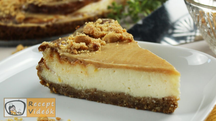 KARAMELLÁS SAJTTORTA RECEPT ELKÉSZÍTÉSE VIDEÓVAL