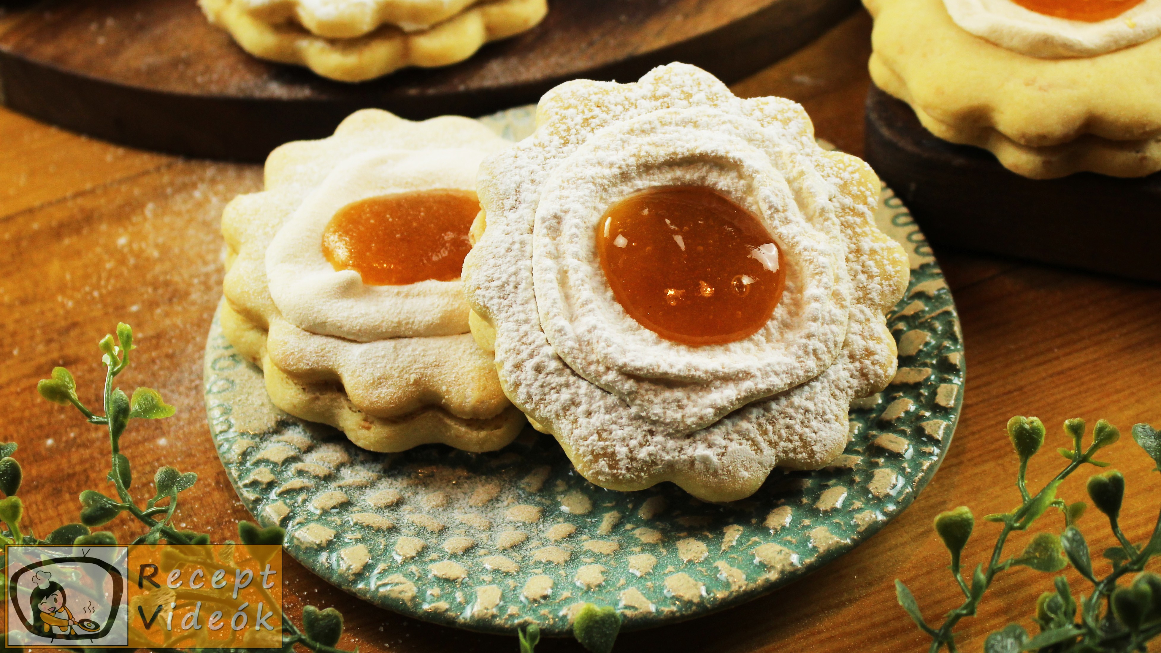 Narancsos-habos linzerkarika recept, narancsos-habos linzerkarika elkészítése - Recept Videók