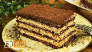 Kávés-karamellás szelet recept, kávés-karamellás szelet elkészítése - Recept Videók