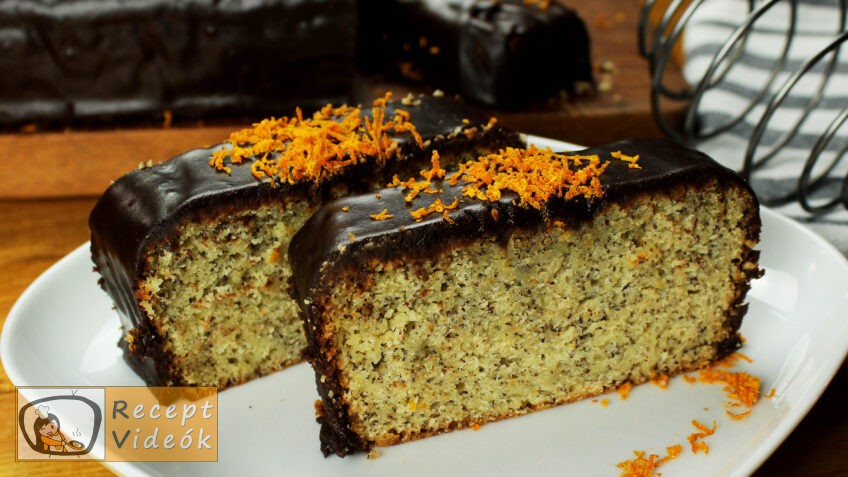 NARANCSOS MÁKTORTA RECEPT ELKÉSZÍTÉSE VIDEÓVAL