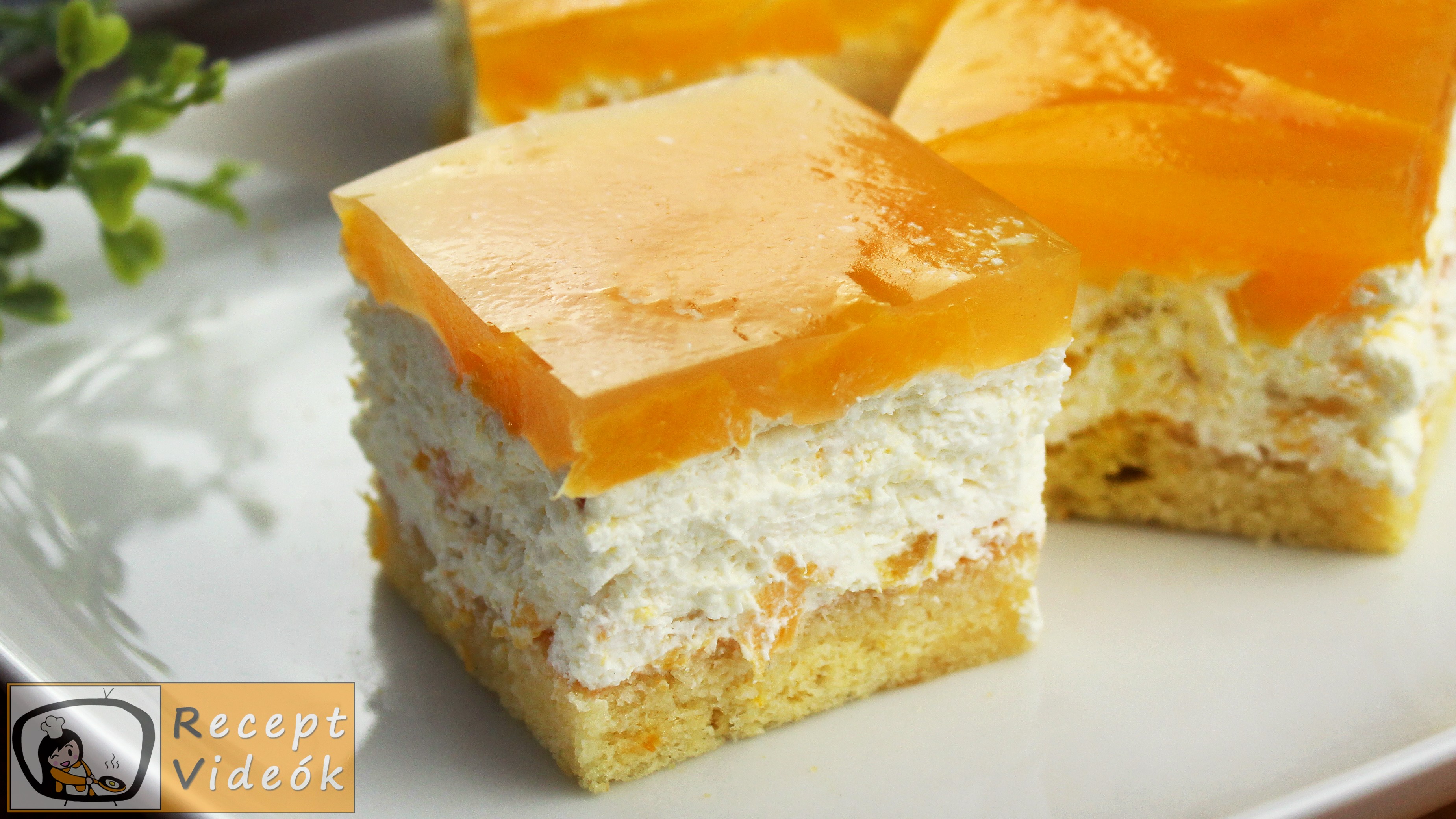 Barackos túrókrémes kocka recept, barackos túrókrémes kocka elkészítése - Recept Videók Barackos túrókrémes kocka recept, barackos túrókrémes kocka elkészítése - Recept Videók
