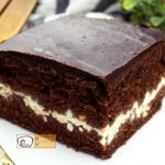 Csokis sütemény túrókrémmel recept, csokis sütemény túrókrémmel elkészítése - Recept Videók