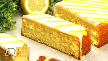 Cukormázas citromos sütemény recept, cukormázas citromos sütemény elkészítése - Recept Videók
