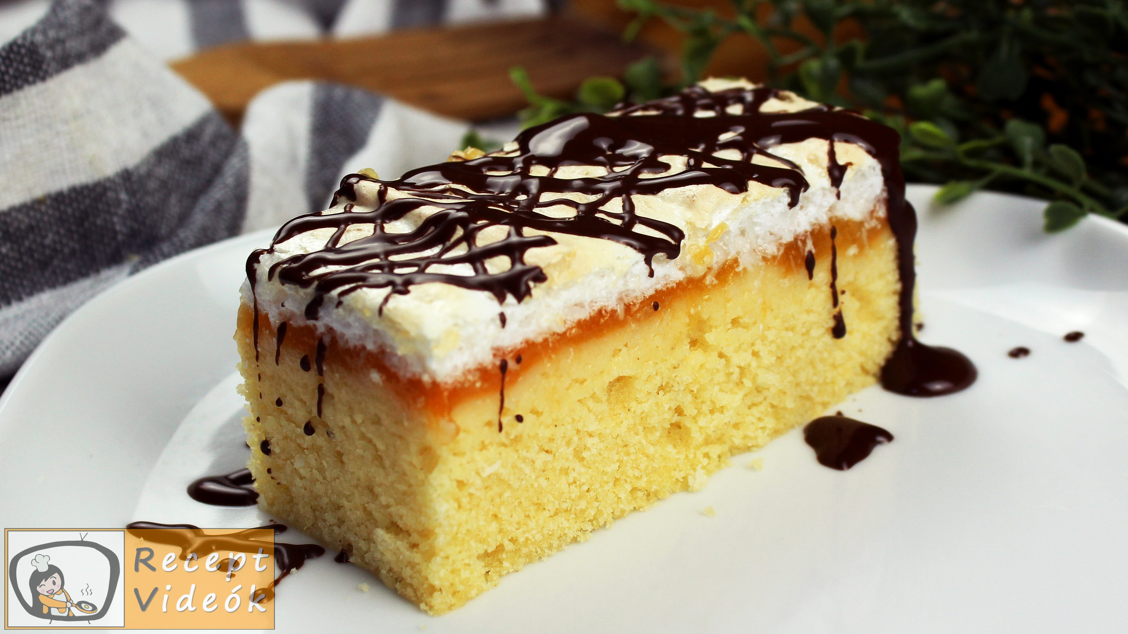 Kókuszhabos barackos szelet recept, kókuszhabos barackos szelet elkészítése - Recept Videók Kókuszhabos barackos szelet recept, kókuszhabos barackos szelet elkészítése - Recept Videók