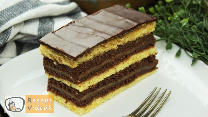 MARCIPÁN SZELET RECEPT VIDEÓVAL – Marcipán szelet készítése