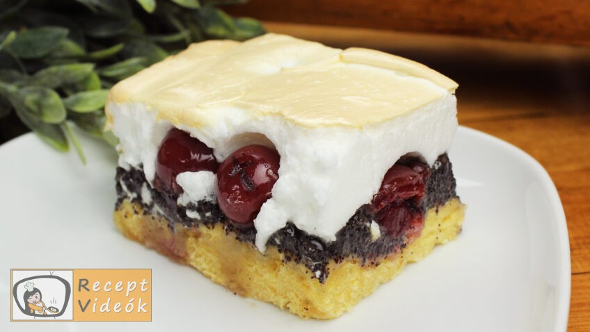 MEGGYES-MÁKOS HABOS SZELET RECEPT VIDEÓVAL