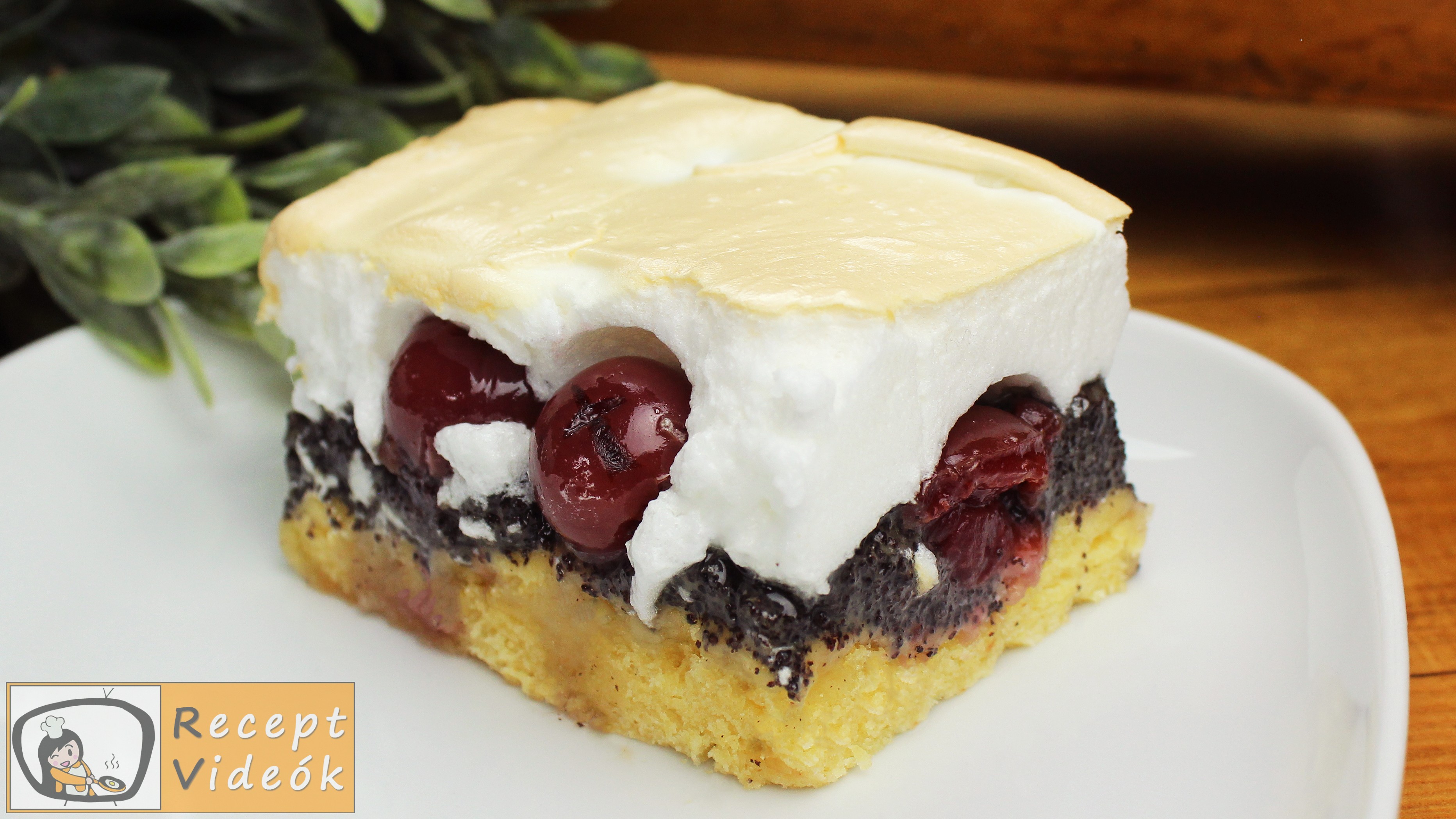 Meggyes-mákos habos recept, meggyes-mákos habos elkészítése - Recept Videók Meggyes-mákos habos recept, meggyes-mákos habos elkészítése - Recept Videók