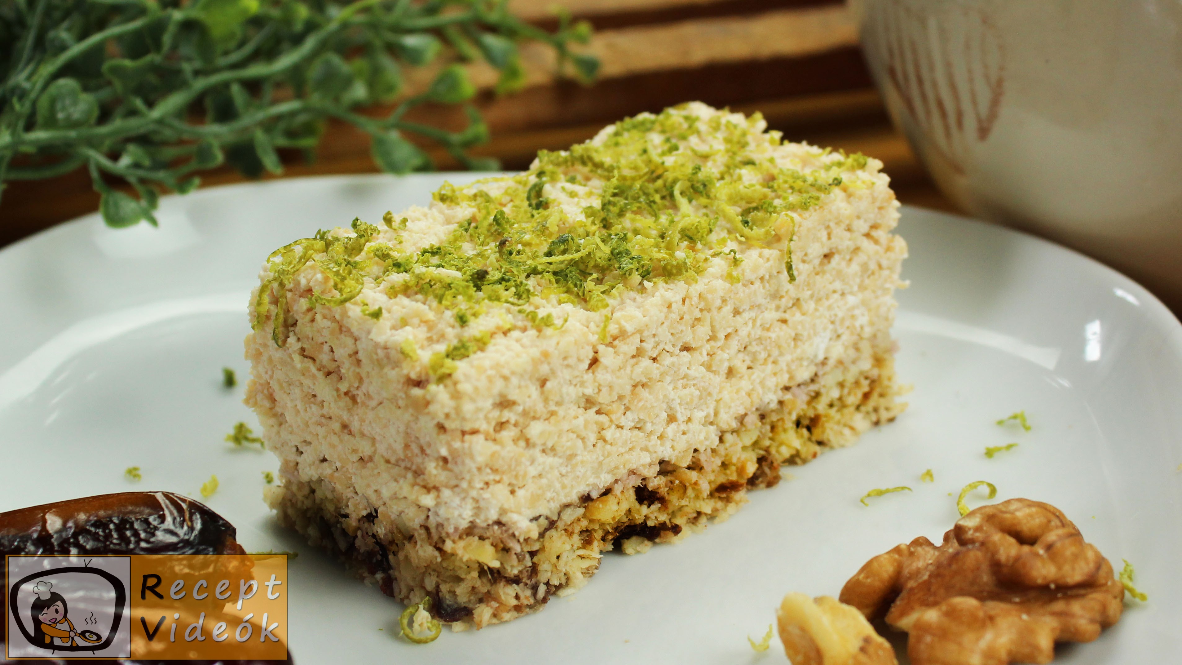 Kókuszos key lime szelet recept, kókuszos key lime szelet elkészítése - Recept Videók