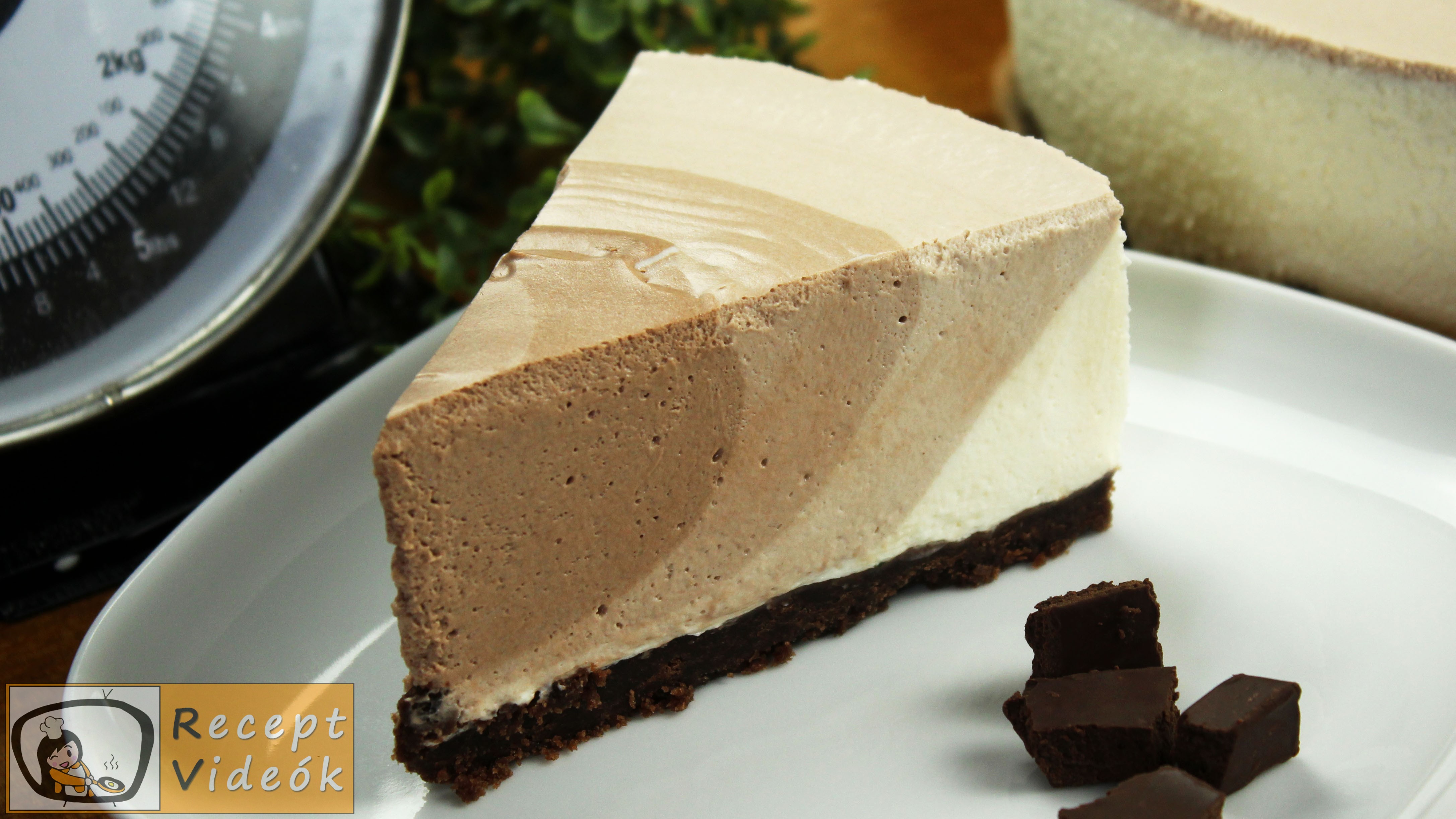 Csokoládés sajttorta recept, csokoládés sajttorta elkészítése - Recept Videók