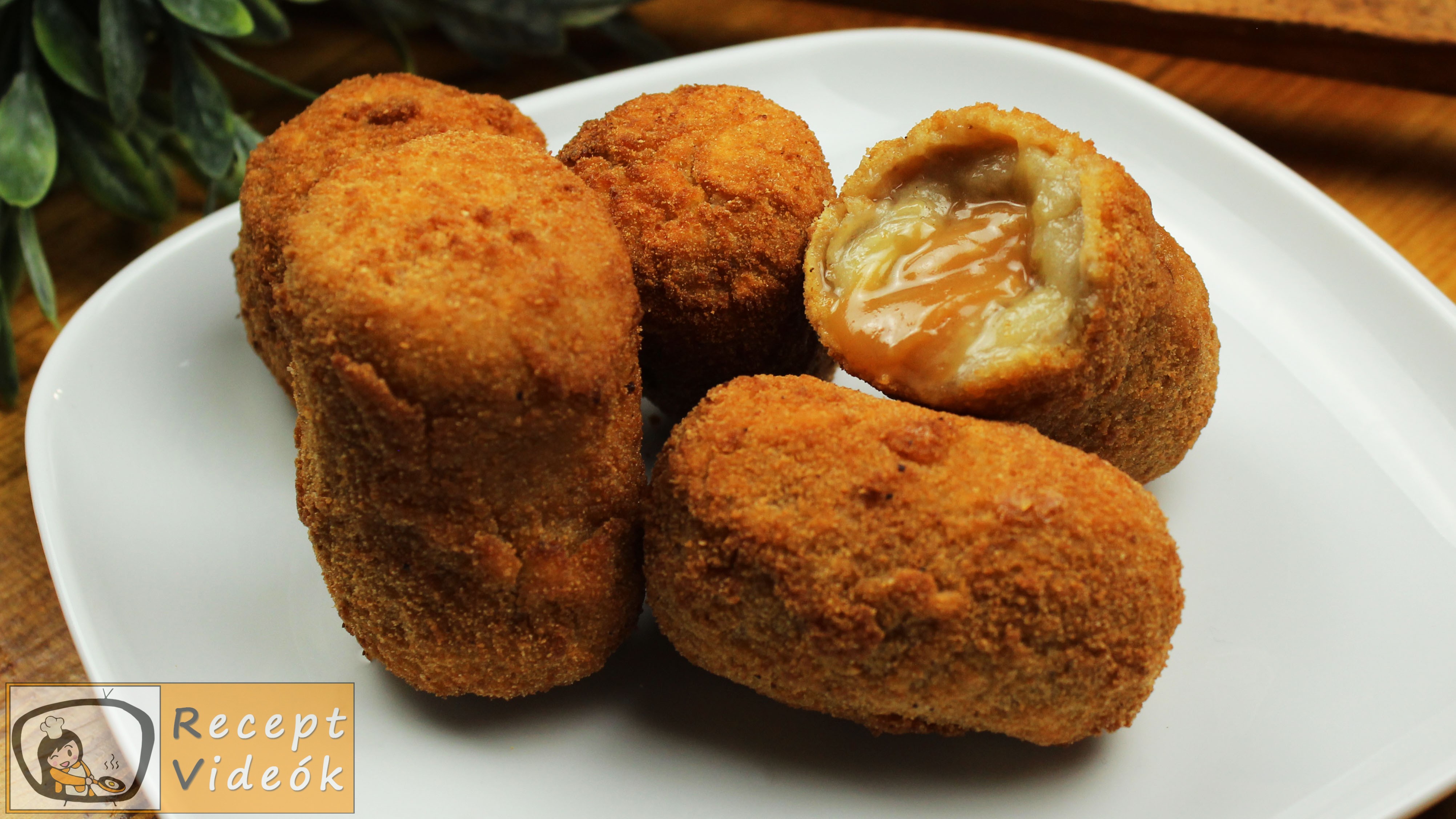 Karamellával töltött banán falatok recept, karamellával töltött banán falatok elkészítése - Recept Videók Karamellával töltött banán falatok recept, karamellával töltött banán falatok elkészítése - Recept Videók