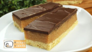 Milliomos szelet recept, Milliomos szelet elkészítése - Recept Videók