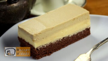 Kávés-krémes szelet recept, kávés-krémes szelet elkészítése - Recept Videók