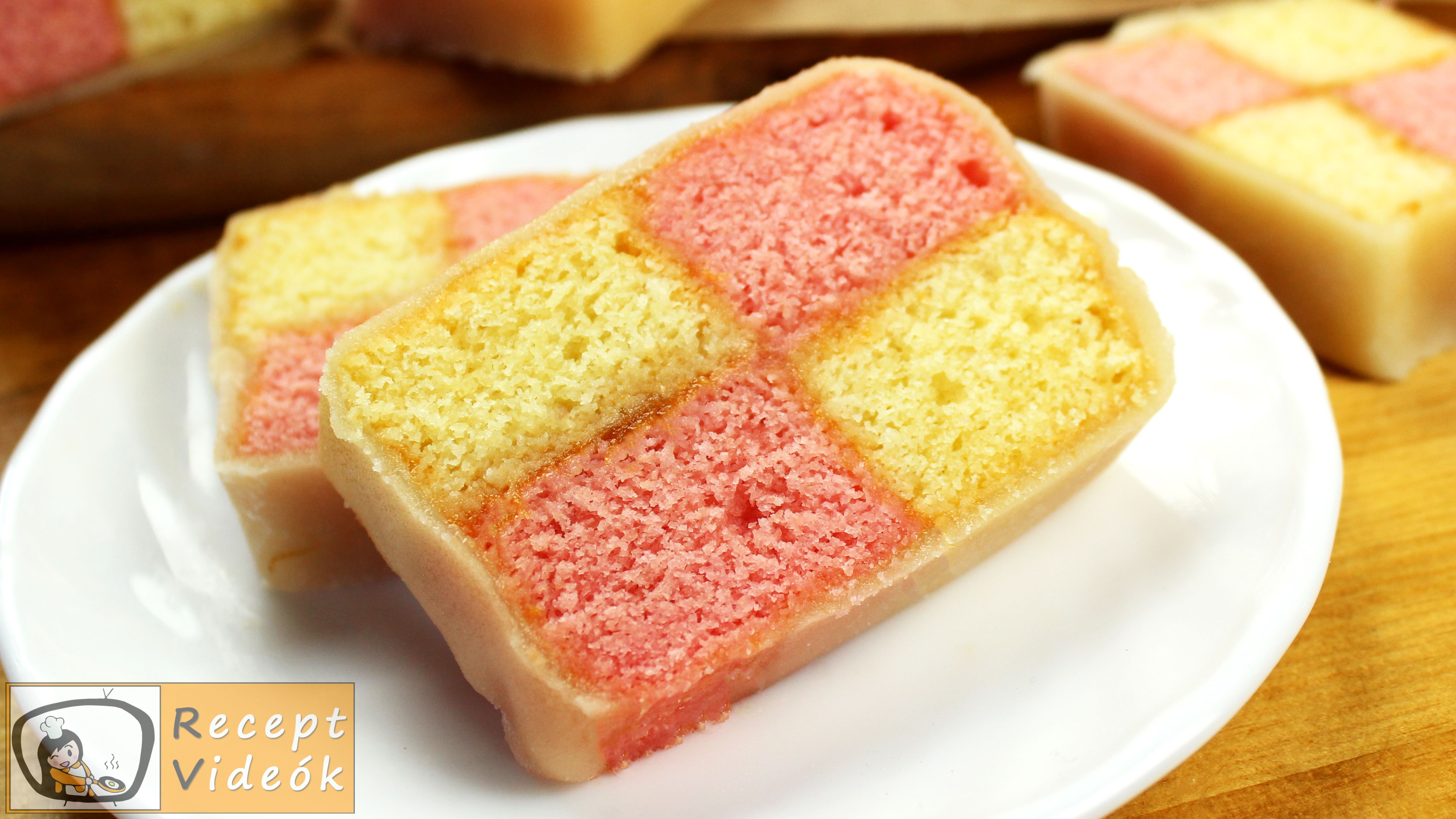Battenberg szelet recept, Battenberg szelet elkészítése - Recept Videók