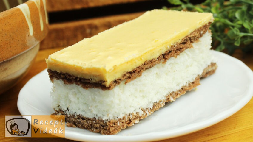 KÓKUSZKRÉMES-FAHÉJAS SZELET RECEPT VIDEÓVAL