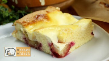 Tejfölös-Szilvás szelet recept, Tejfölös-Szilvás szelet elkészítése - Recept Videók