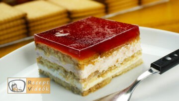 Tejfölös kekszes süti recept, tejfölös kekszes süti elkészítése - Recept Videók