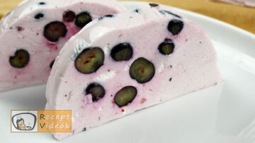 Áfonyás joghurtszelet recept, áfonyás joghurtszelet elkészítése - Recept Videók