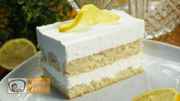 Citromos-tejszínes babapiskóta recept, citromos-tejszínes babapiskóta elkészítése - Recept Videók