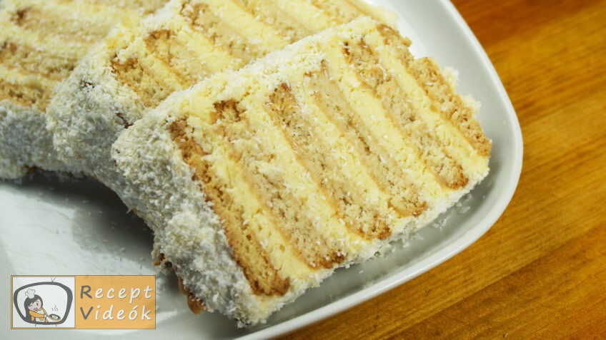 KARAMELLKRÉMES CSÍKOS SZELET RECEPT VIDEÓVAL – Teljes leírás