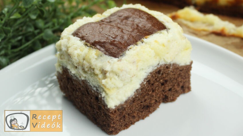 FEHÉRCSOKIS SZELET RECEPT VIDEÓVAL – Recept készítése