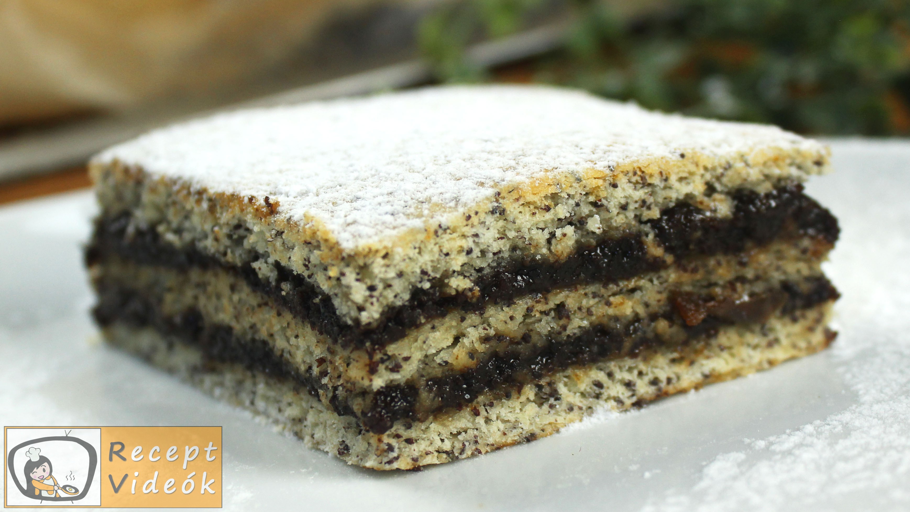 Mákos-mézes kocka recept, mákos-mézes kocka elkészítése - Recept Videók