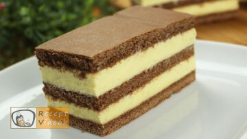 Mézes-vaníliás szelet recept, mézes-vaníliás szelet elkészítése - Recept Videók