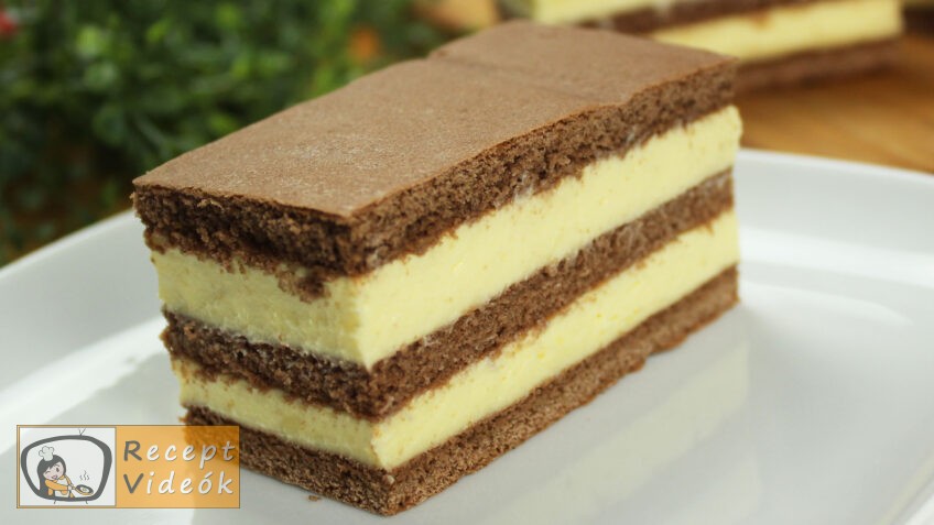 Mézes-vaníliás szelet recept, mézes-vaníliás szelet elkészítése - Recept Videók