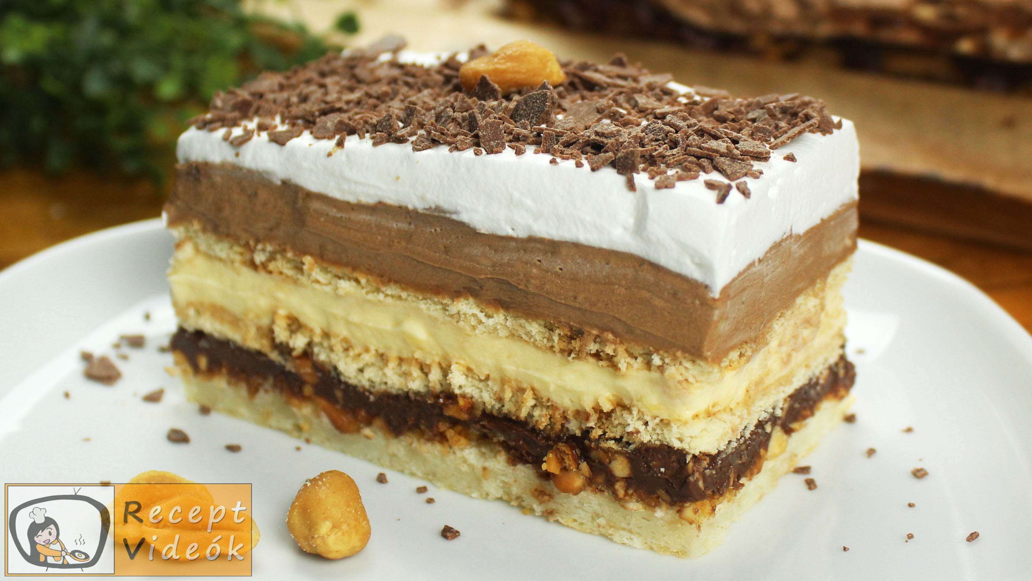 Mogyorós bueno szelet recept, mogyorós bueno szelet elkészítése - Recept Videók Mogyorós bueno szelet recept, mogyorós bueno szelet elkészítése - Recept Videók