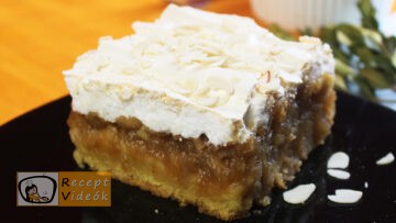 Almás-habos reszelt süti recept, almás-habos reszelt süti elkészítése - Recept Videók