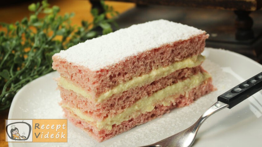 FLAMINGÓ SZELET RECEPT VIDEÓVAL – Flamingó szelet készítése