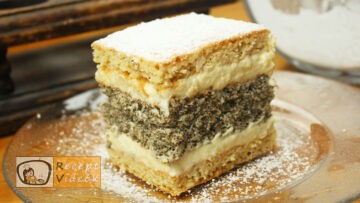 Francia mákos krémes recept, francia mákos krémes elkészítése - Recept Videók